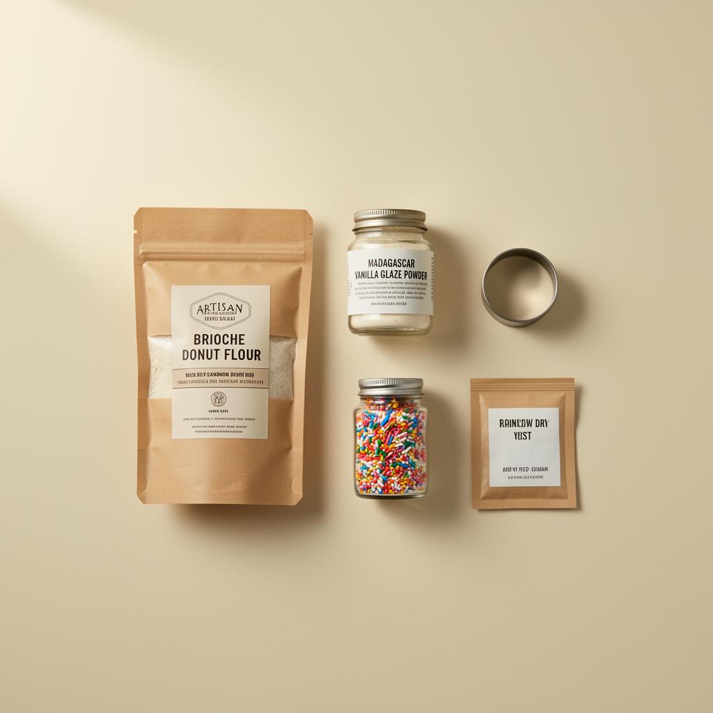 Glazed Donuts kit contents