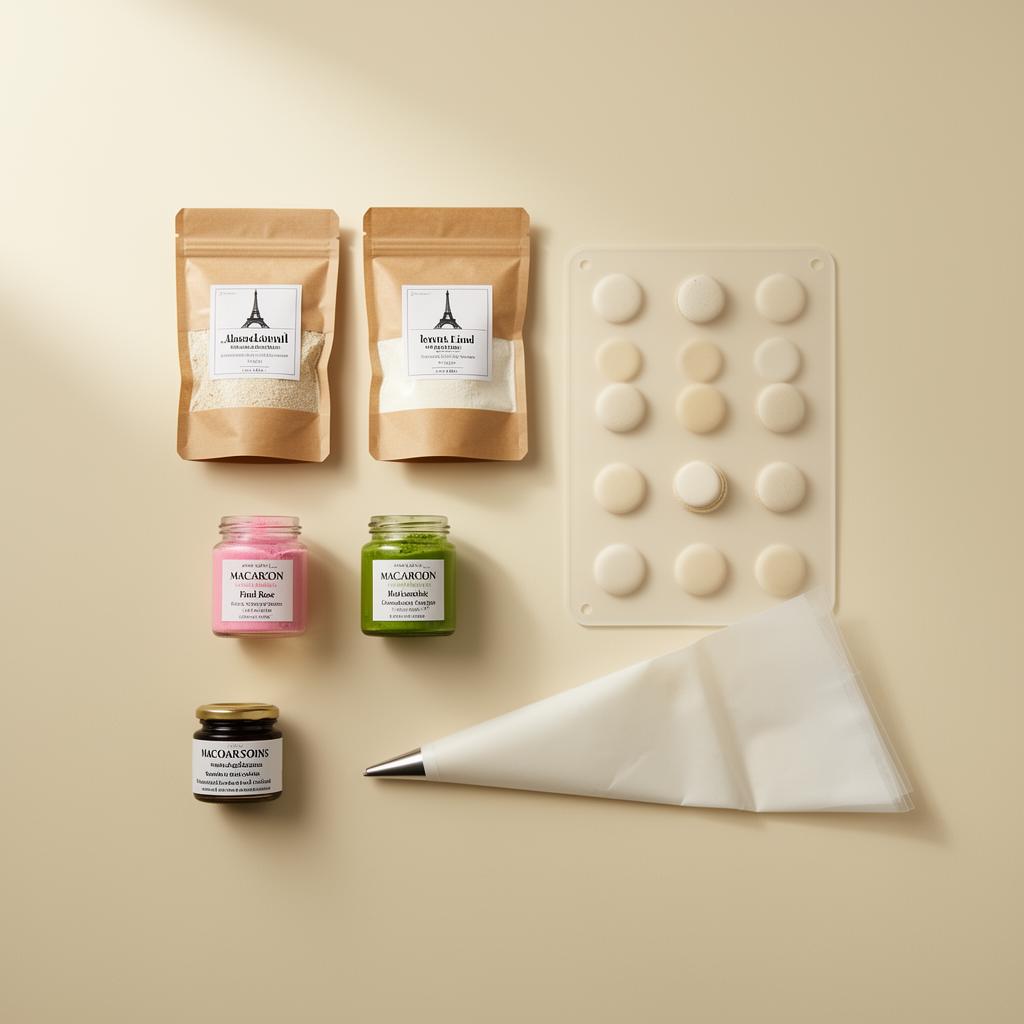 Parisian Macarons kit contents