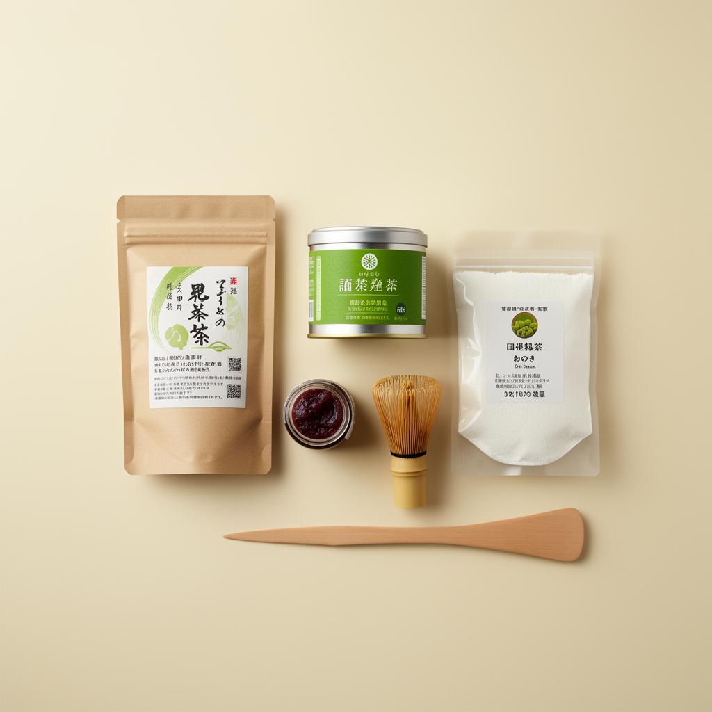 Matcha Mochi kit contents